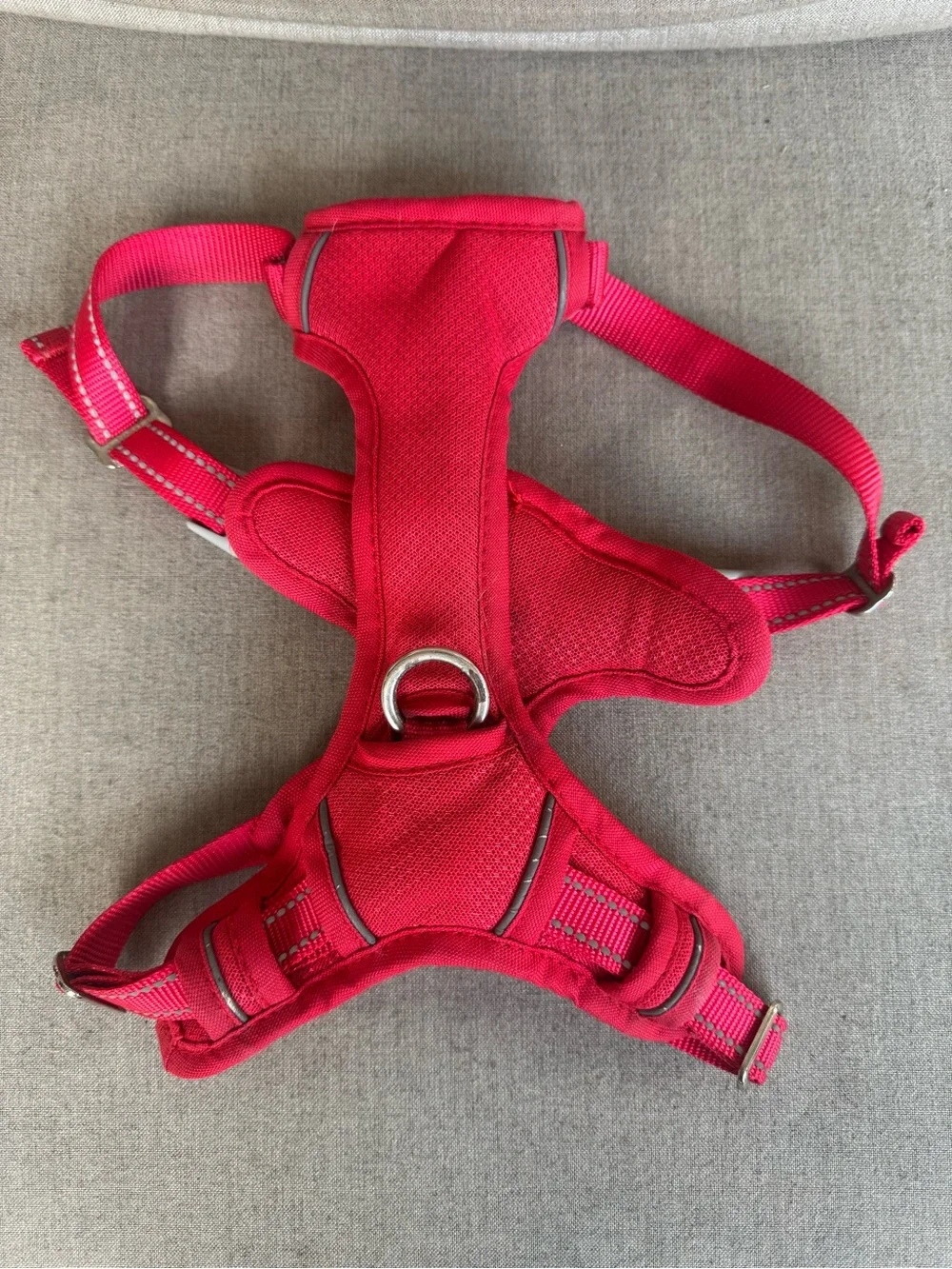 BarkBay, Padded Dog Harness, Red, Size Medium